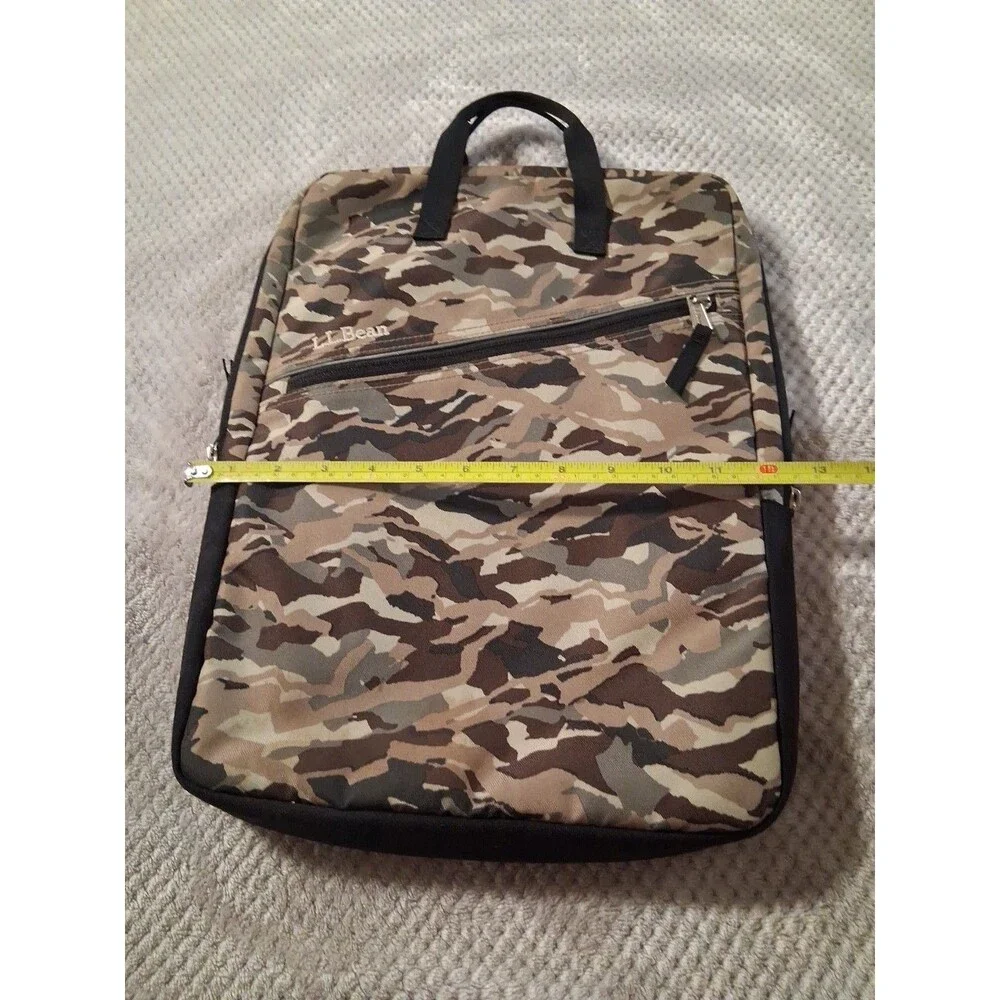 LL Bean Laptop Case Sleeve Camo Camouflage Men's Gift Present Christmas Work Job